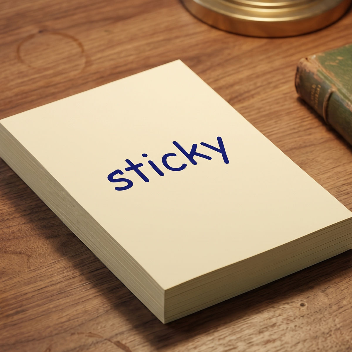Plae Yellow Color Sticky Notes