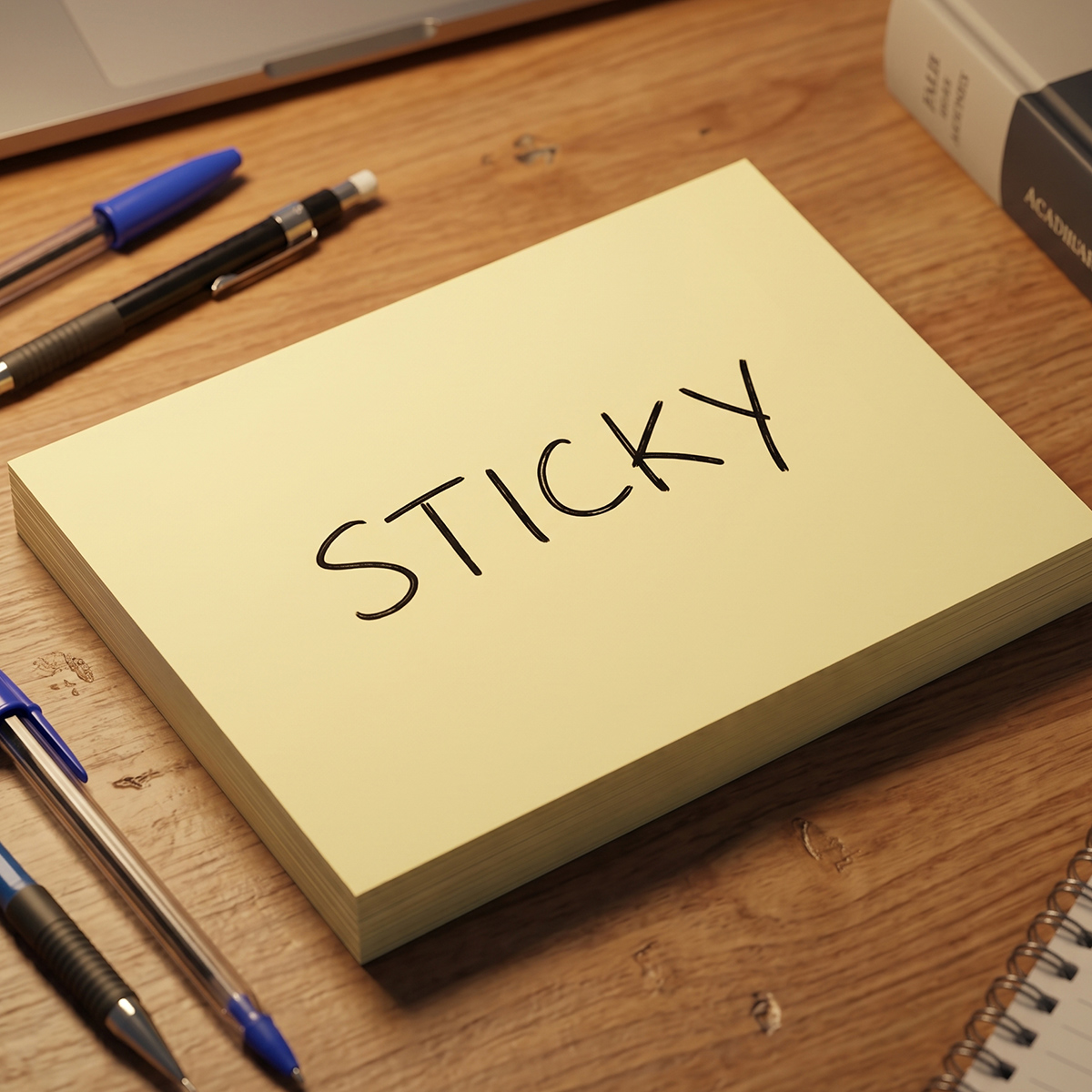 Yellow Color Sticky Notes