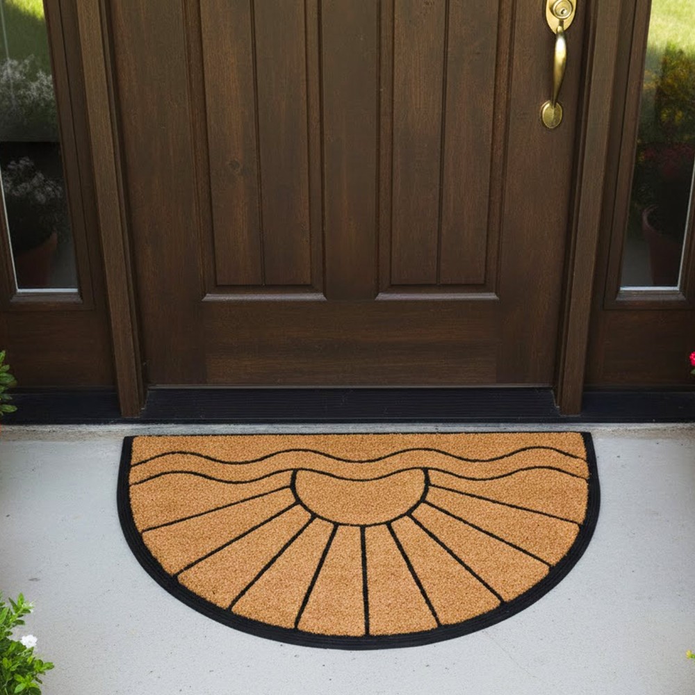 Rubber & Panama Coir Door Mat 60x90cm