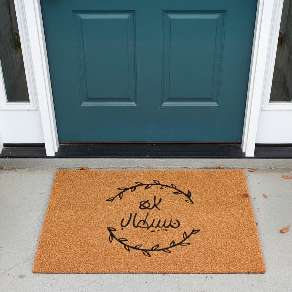 Printed PVC Coco Door Mat 60x90cm