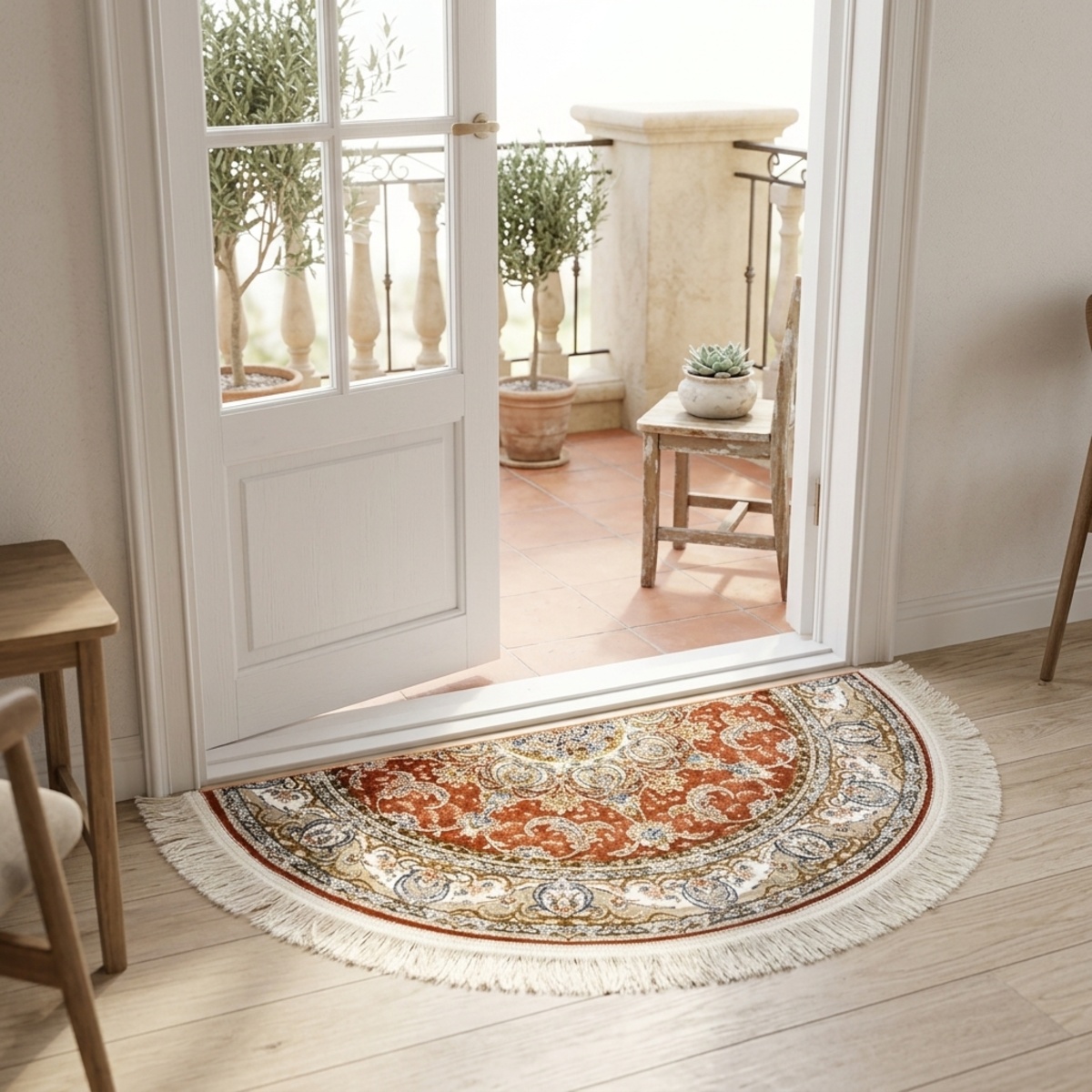 Miras Acrylic Half Round Classic Carpet