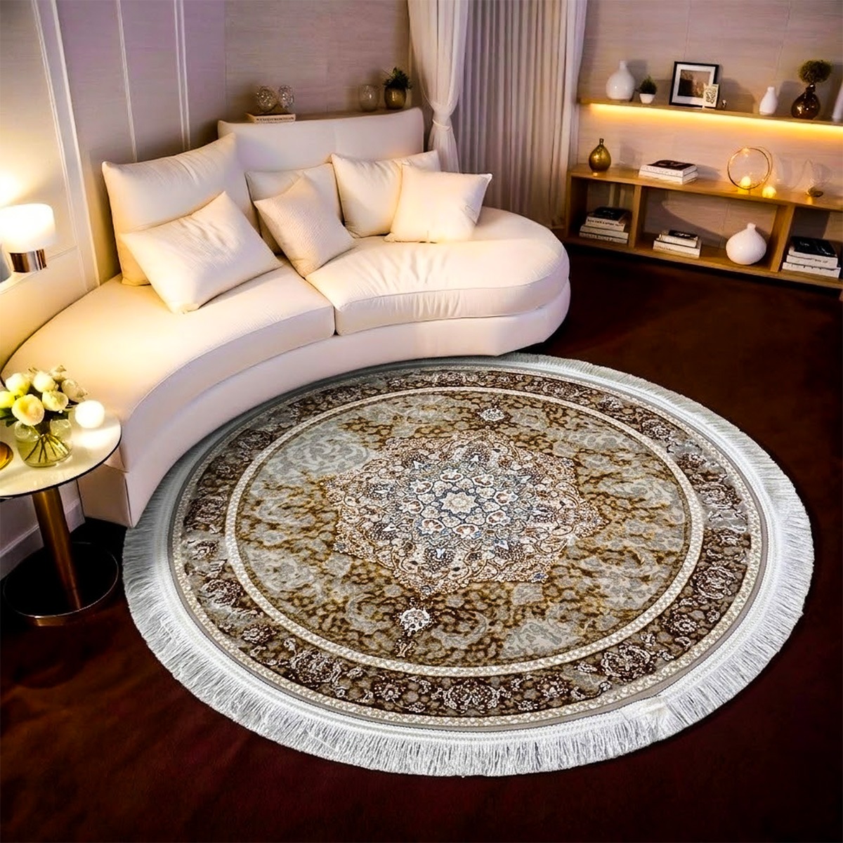Enzo Acrylic Round Carpet
