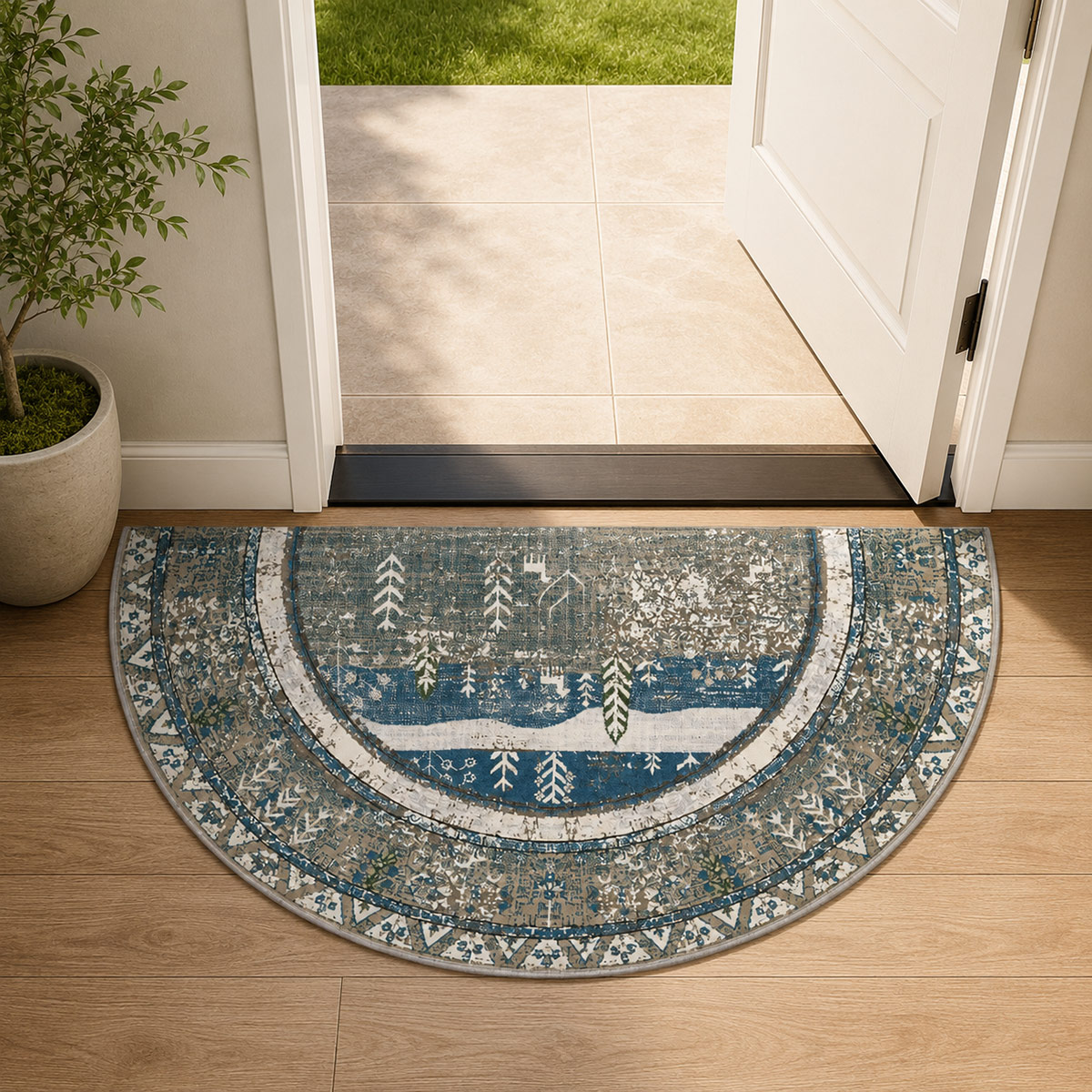 Acrylic Half Round Carpet 1200 Reeds