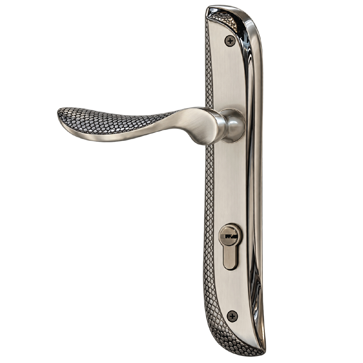 Titanium Silver Door Lock Set