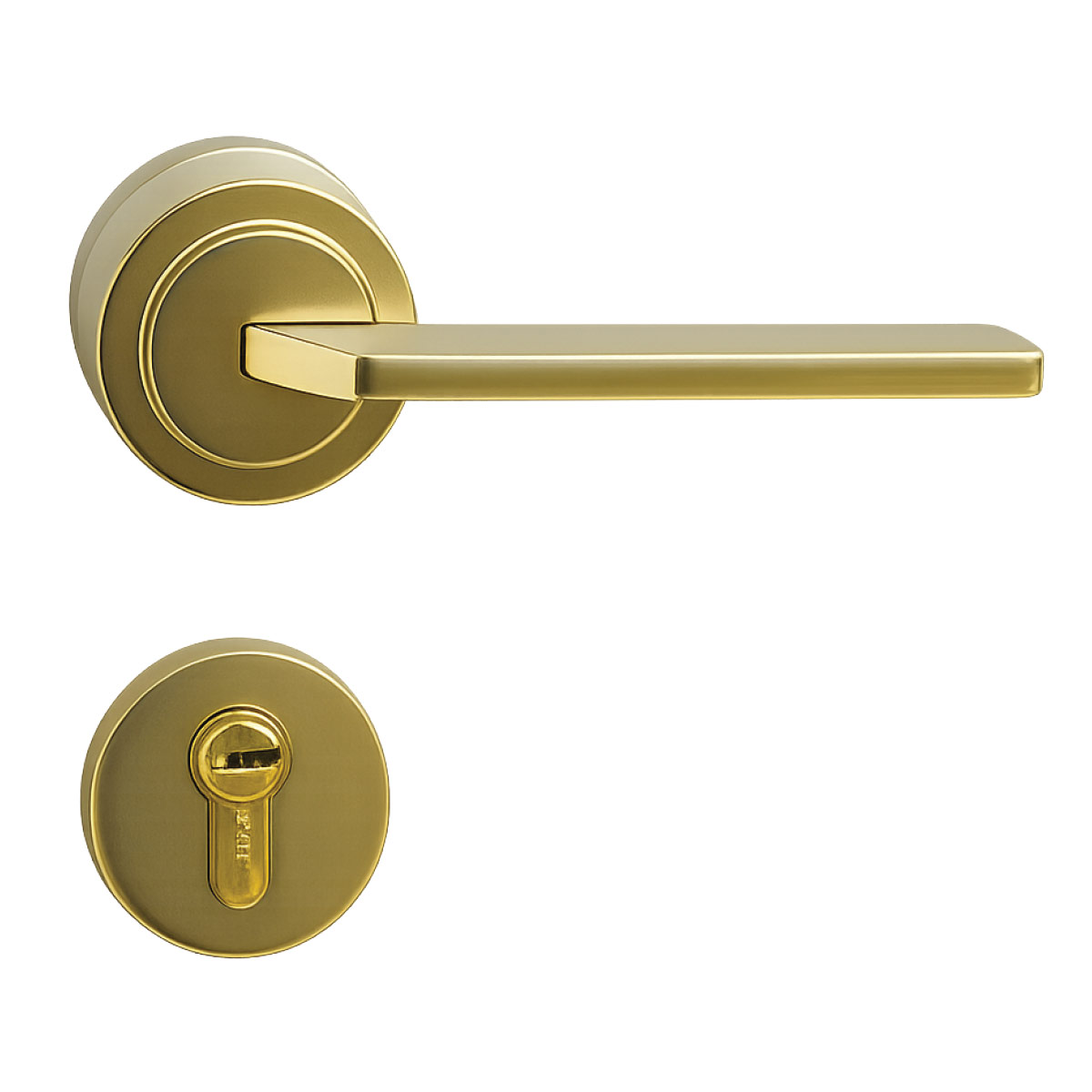 Door Handle Set With Lock