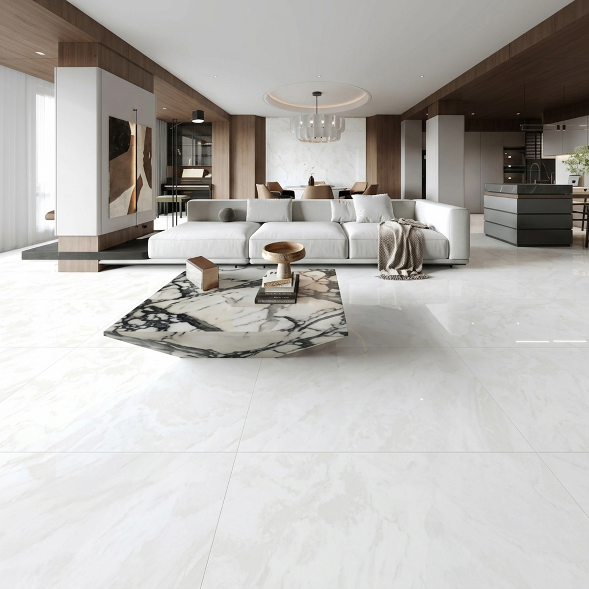 Porceline Tile 60X120cm (3 Pieces And 2.16 Sq.Meter Per Box)