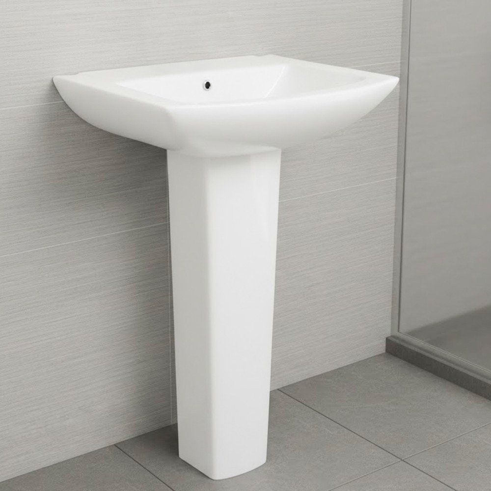 Belleza Basin With Full Pedestal