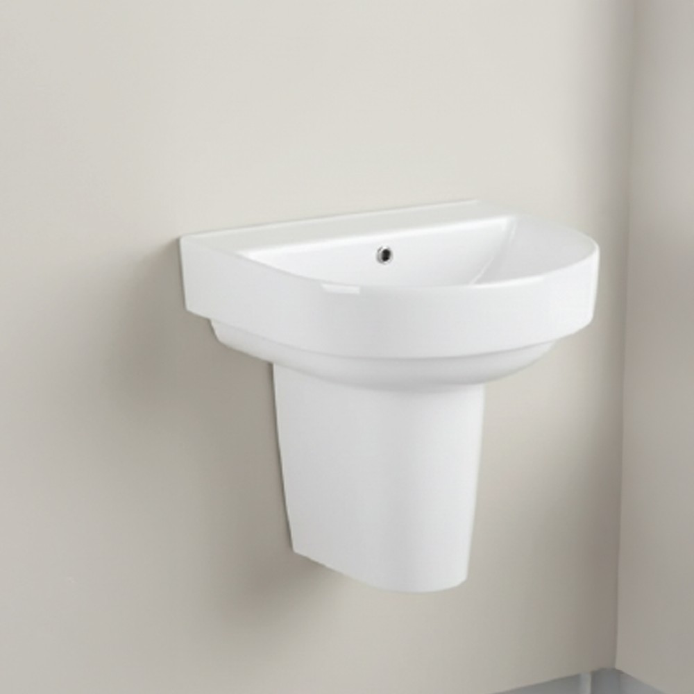 Cocoon Mini Basin With Half Pedestal