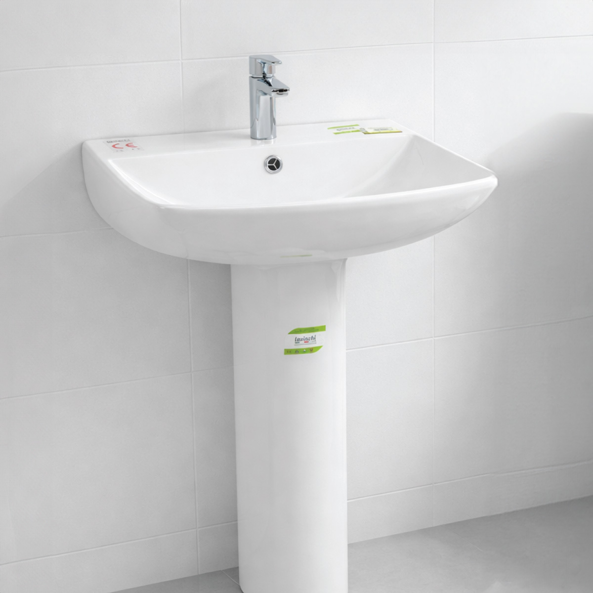 Basin With Full Pedestal