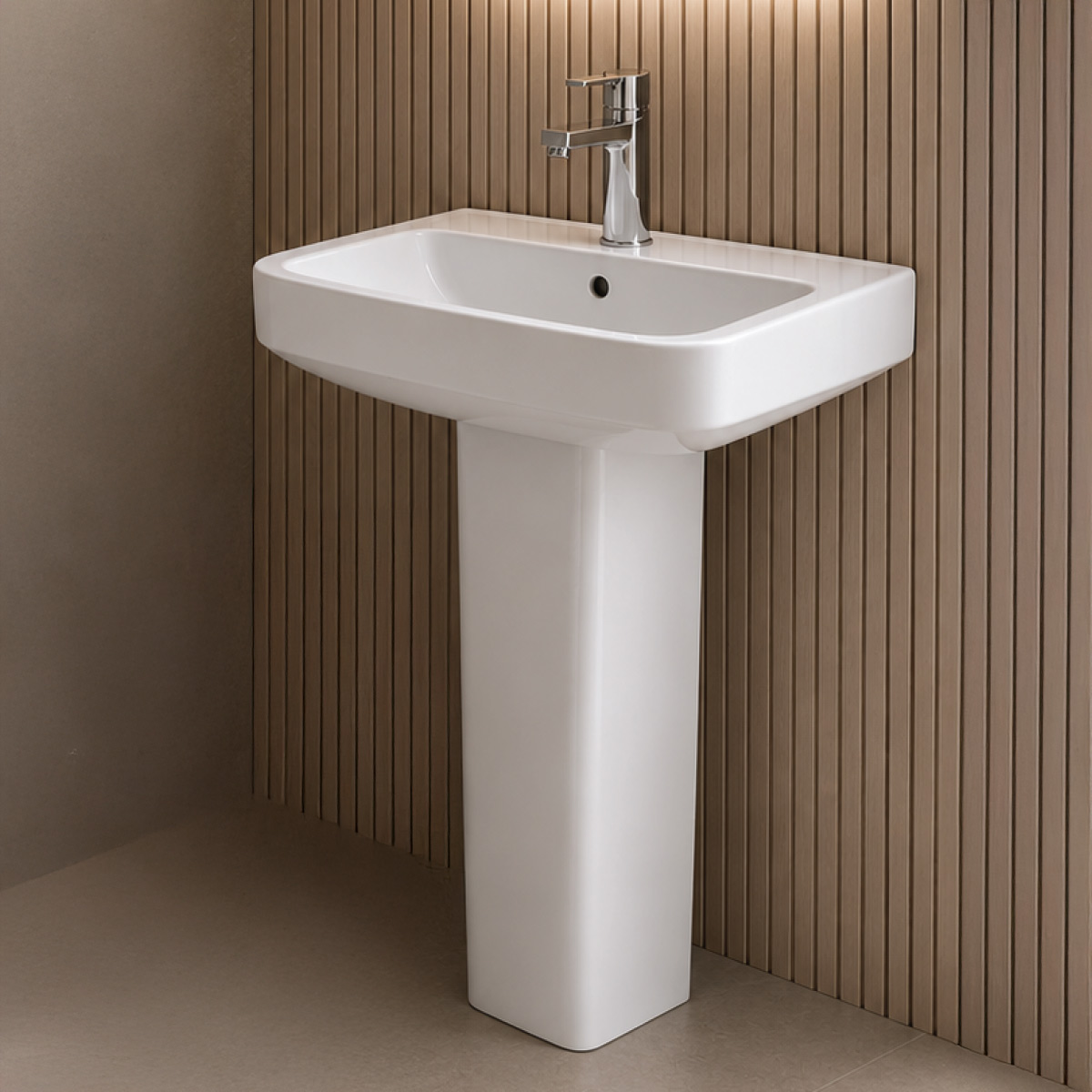Arcade Basin With Full Pedestal