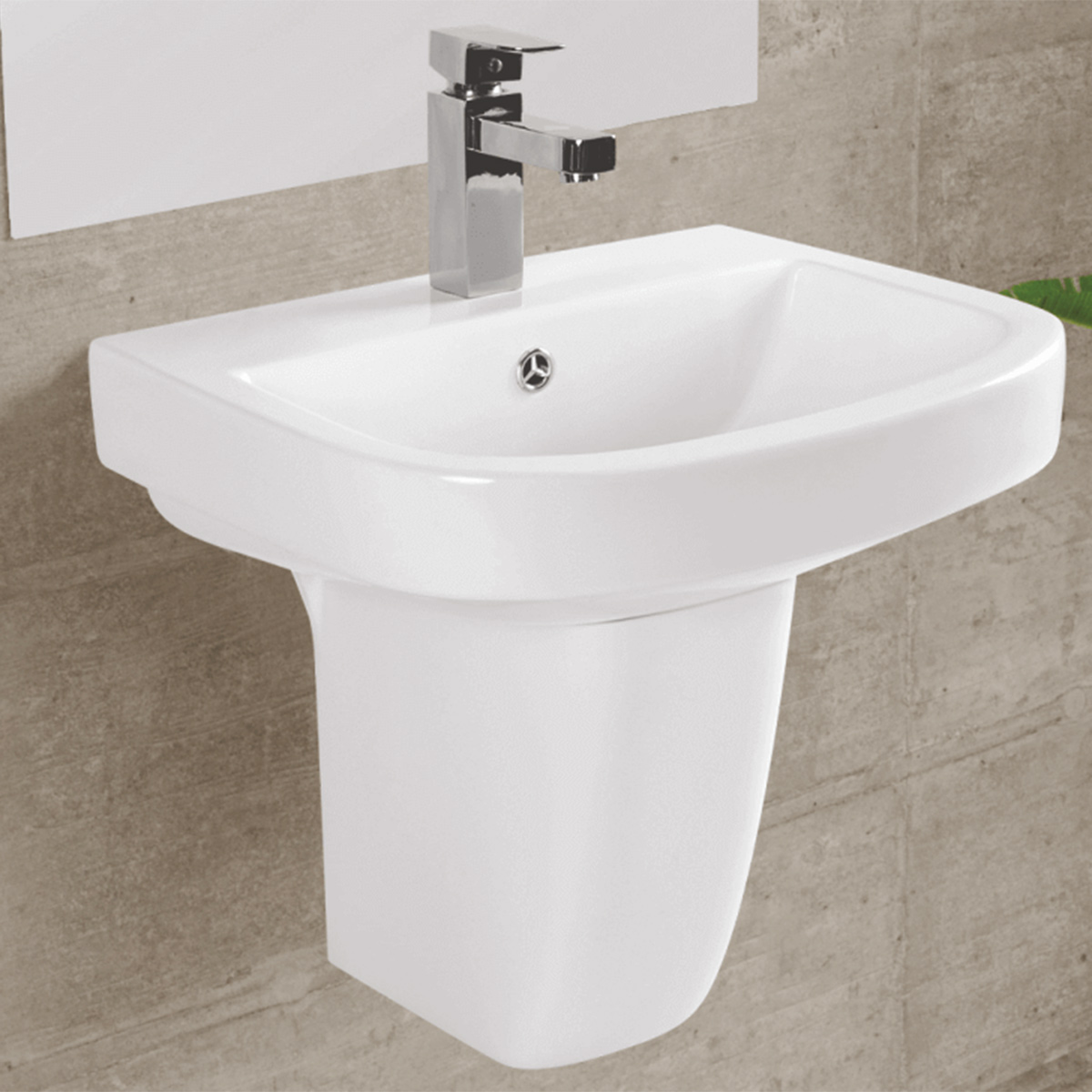 Fabia Basin Full Pedestal 16x20cm