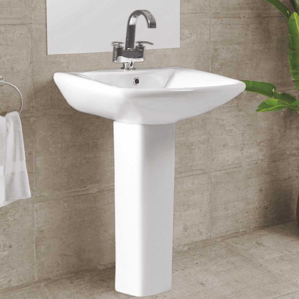 Lexo Full Pedestal Sink