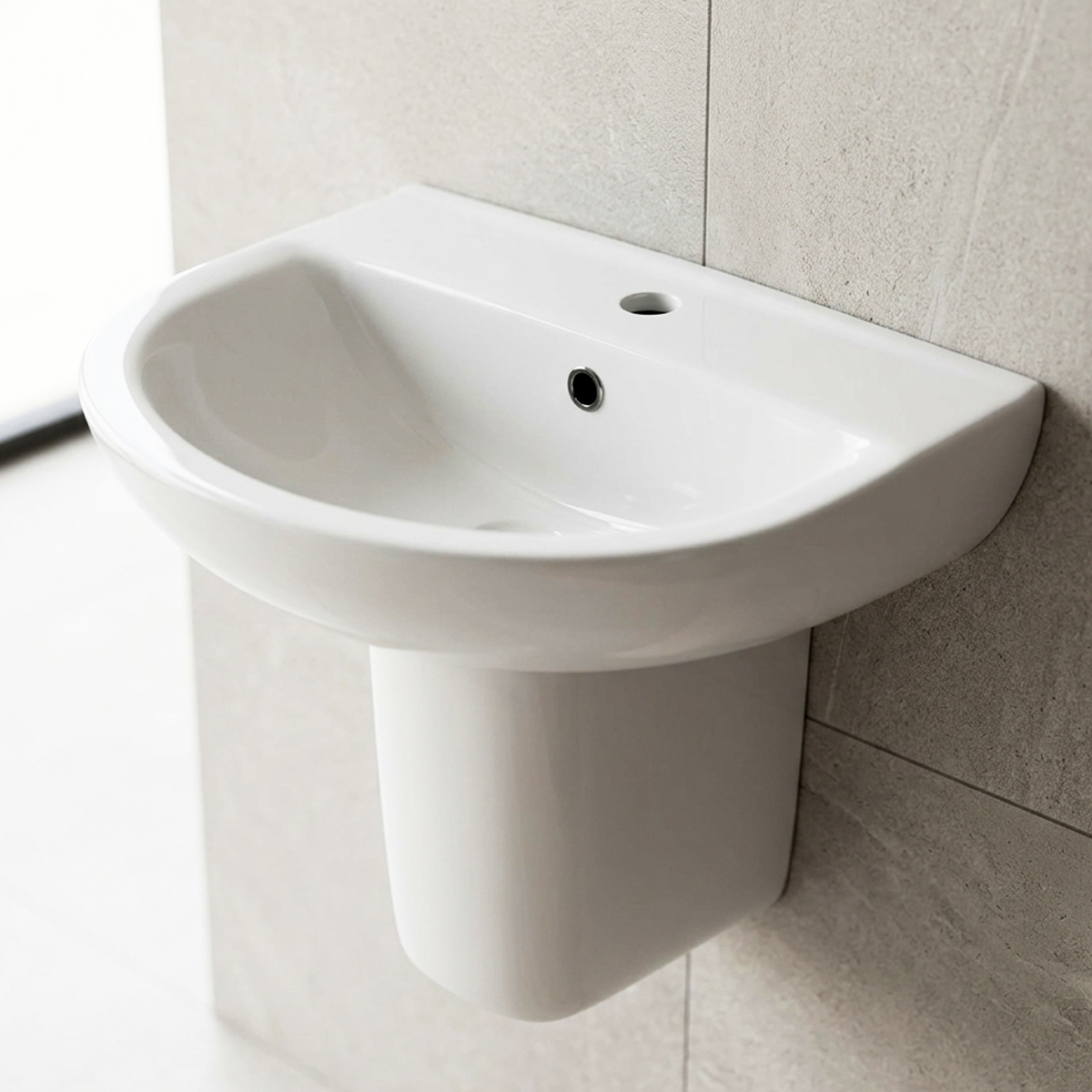 President Half Pedestal Wall Hanging Basin
