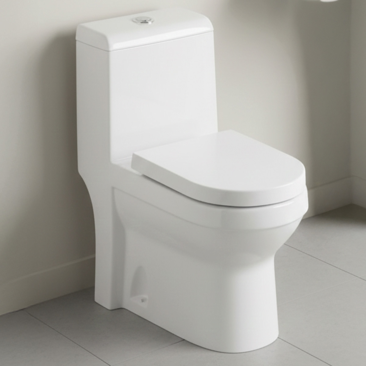 One Piece Water Closet S-Trap