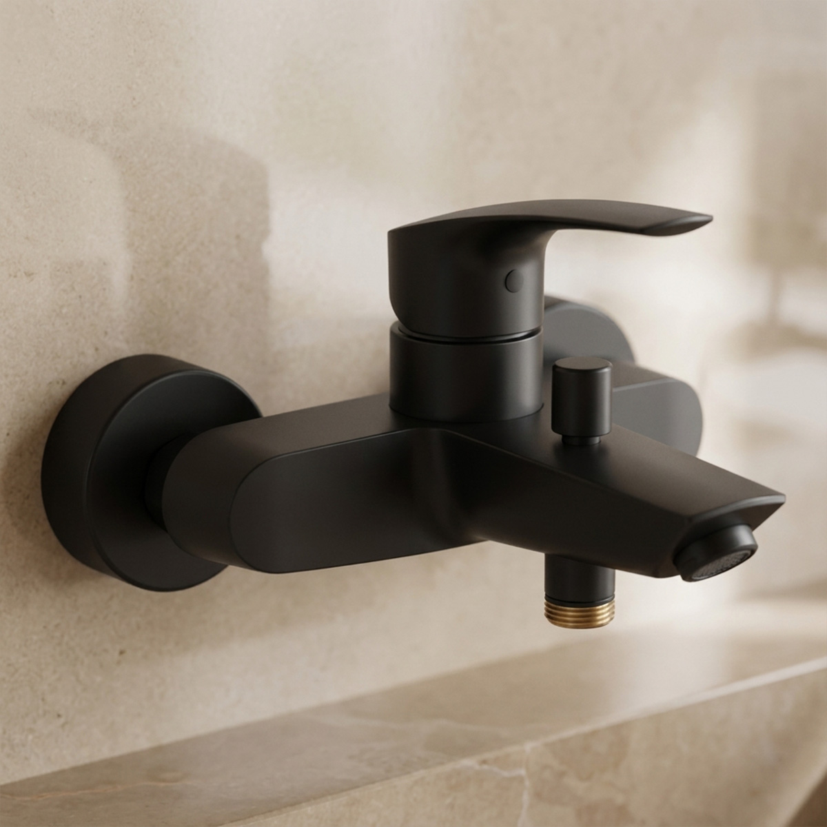 Grohe Eurosmart Bath Mixer Medium Black