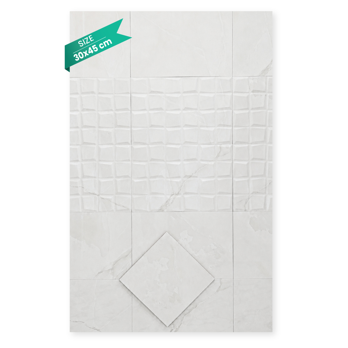 Bathroom Tiles 30x45cm (0.81 Sq. Meter Per Box, Sold By Box)