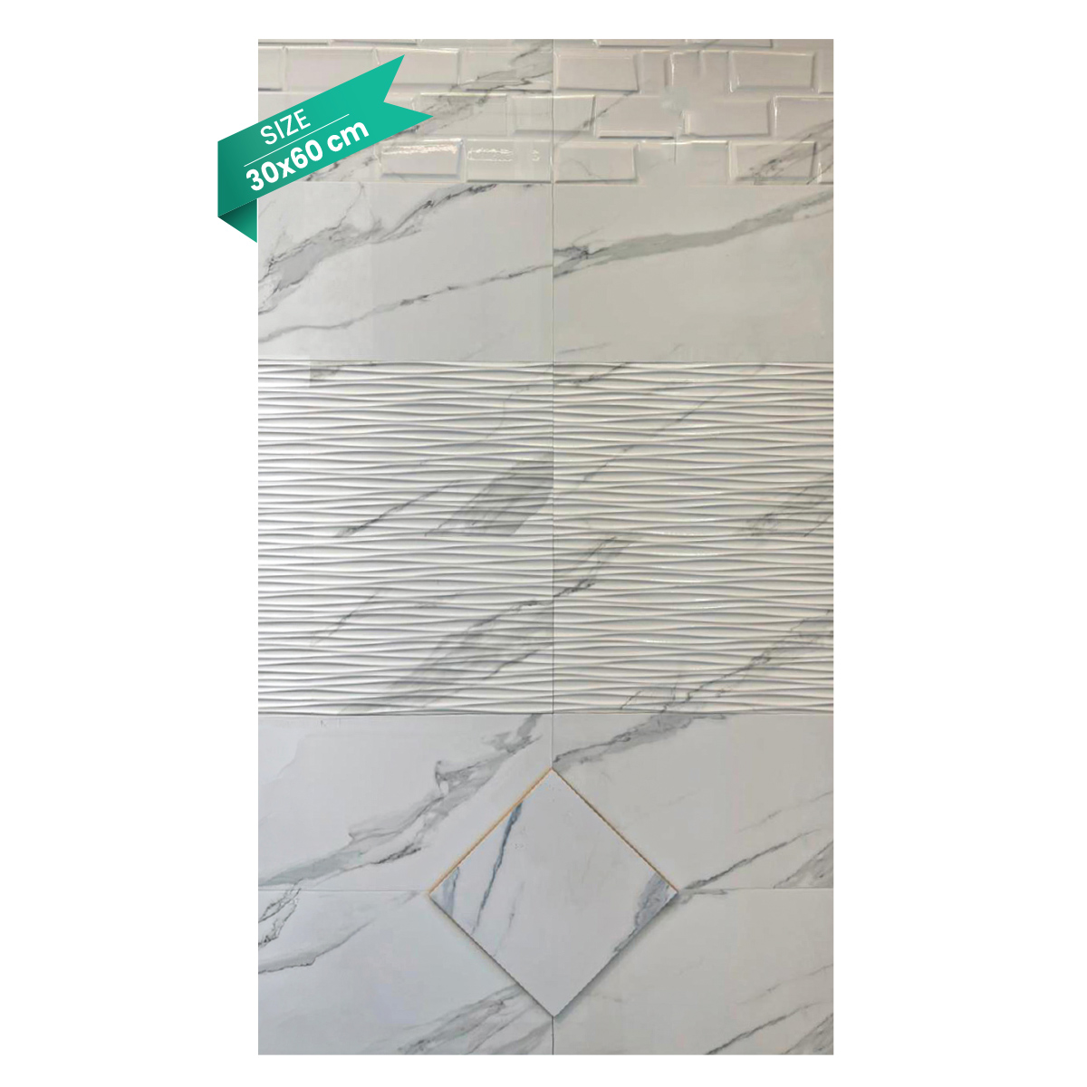 Kitchen Tiles 30x60cm (0.9sqm Per Box, Sold By Box)