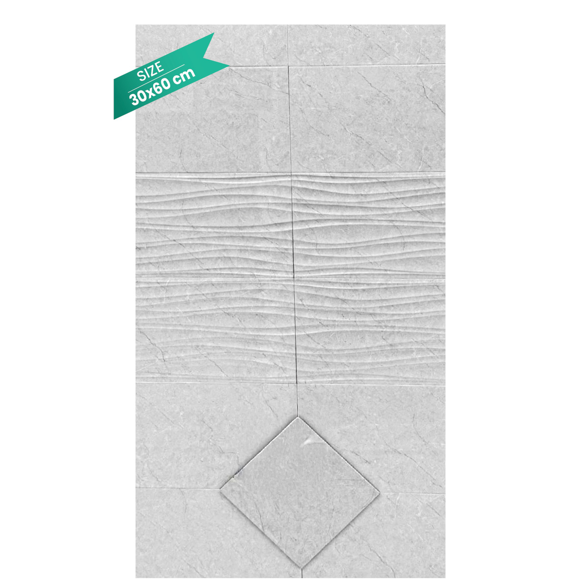 Bathroom And Kitchen Tile 30X60cm (10pcs And 1.8Sq.Mtr Per Box)