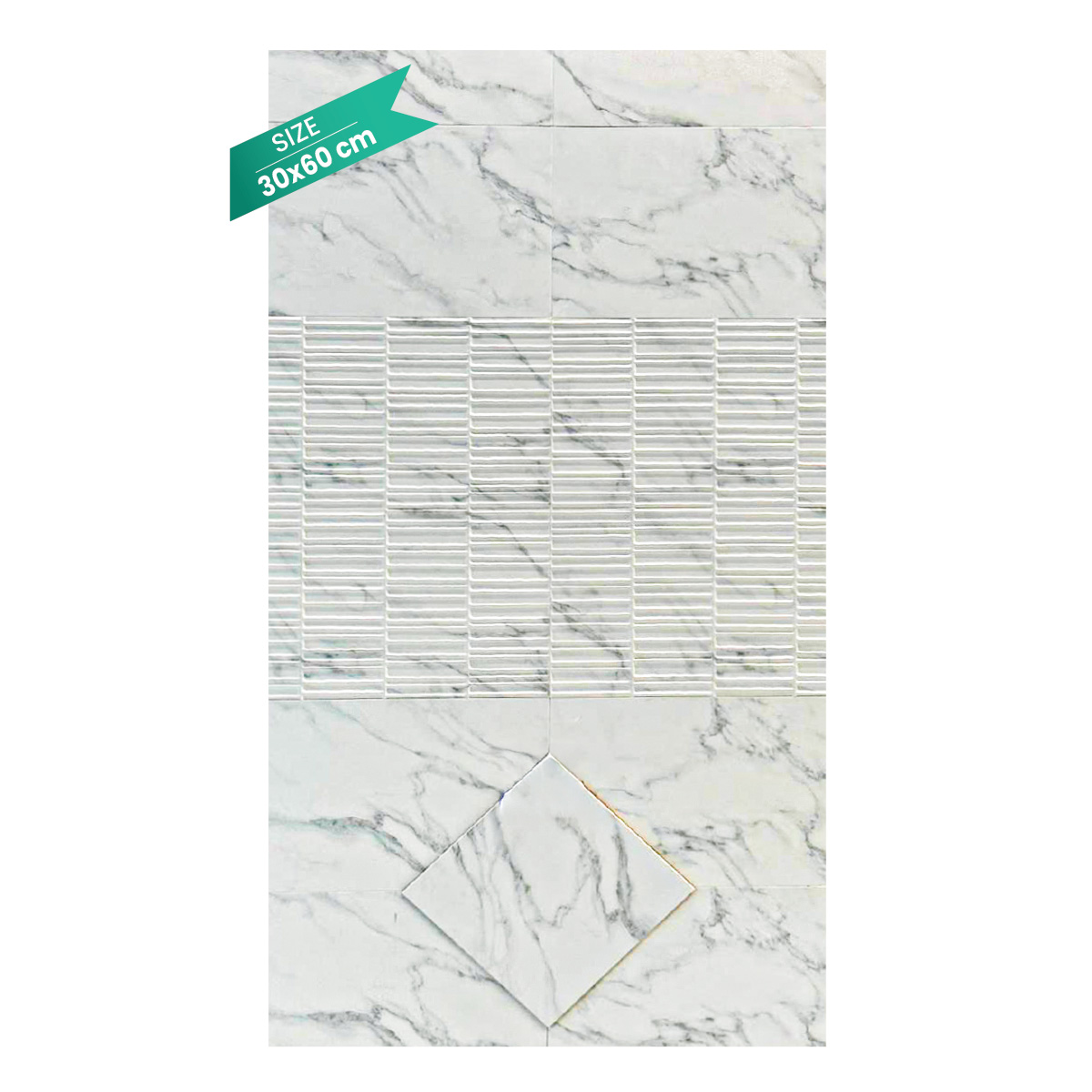Bathroom And Kitchen Tiles 30X60cm (5pcs And 0.9Sq.Mtr Per Box)