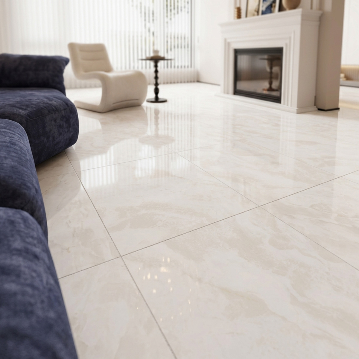 Floor Tile 60X60cm (5 Pieces And 1.8 Sq.Meter Per Box)
