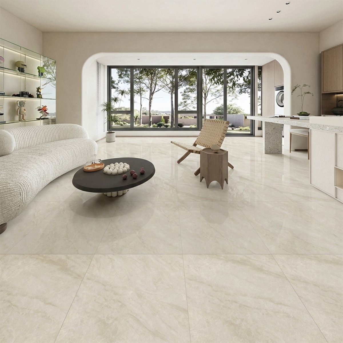 Floor Tile 60X60cm (5 Pieces And 1.8 Sq.Meter Per Box)