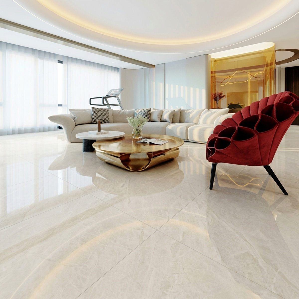 Floor Tile 60X60cm (5 Pieces And 1.8 Sq.Meter Per Box)