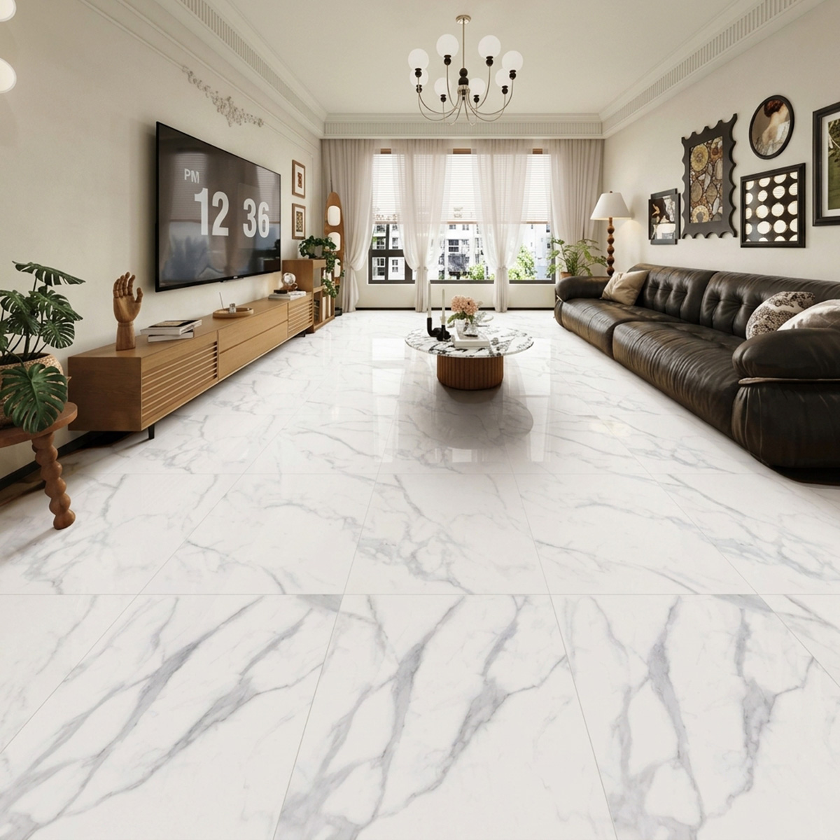 Floor Tile 60X60cm (5 Pieces And 1.8 Sq.Meter Per Box)
