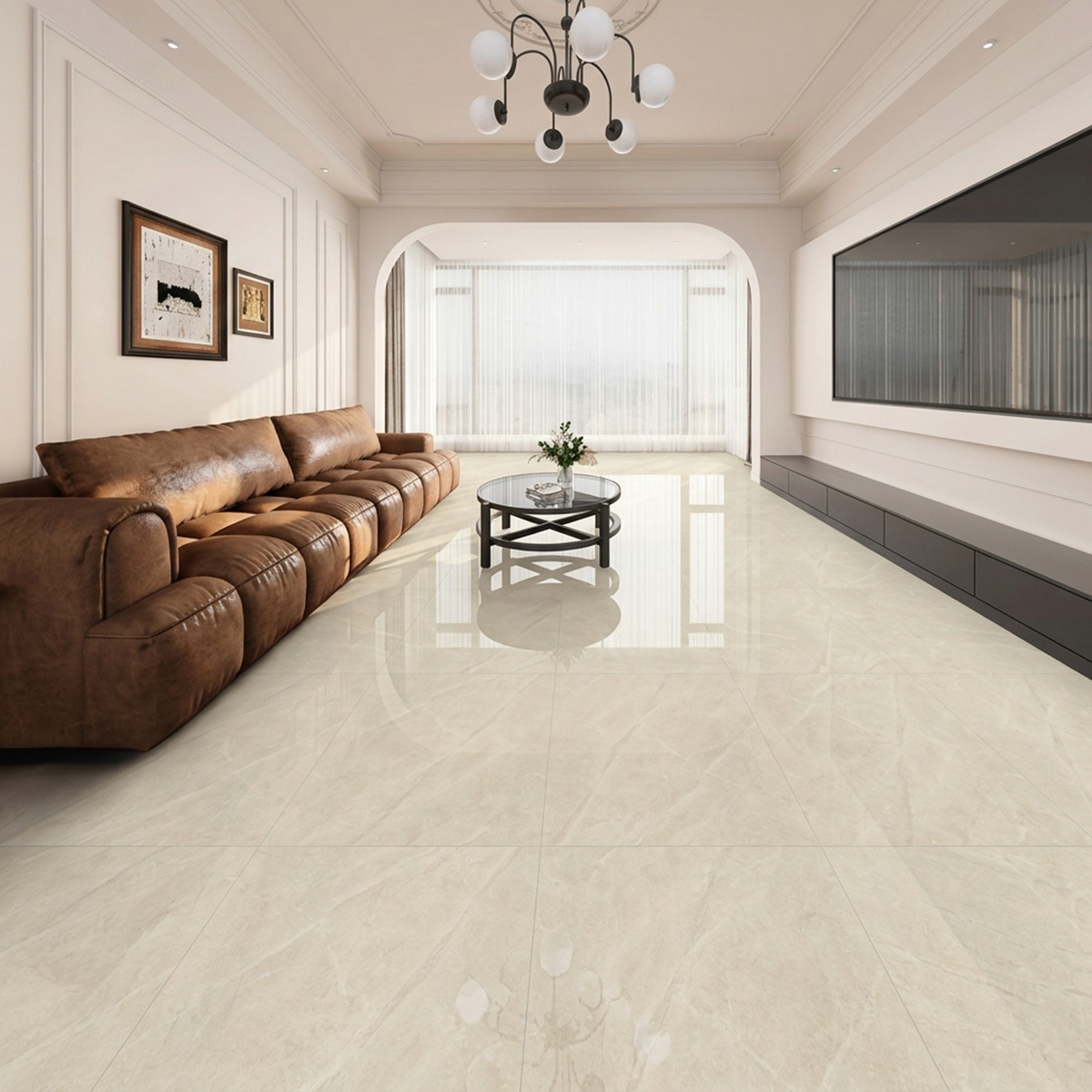 Floor Tile 60X60cm (5 Pieces And 1.8 Sq.Meter Per Box)