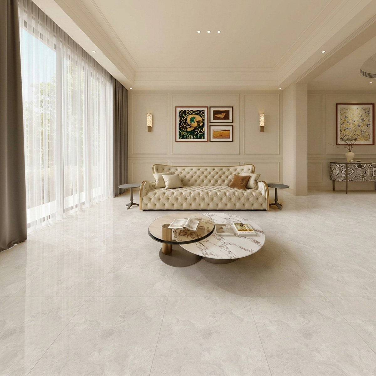 Floor Tile 60X60cm (5 Pieces And 1.8 Sq.Meter Per Box)