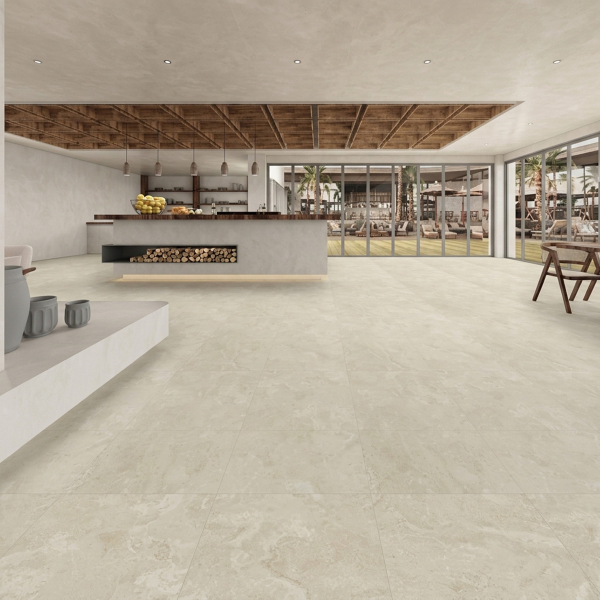 Floor Tile 60X60cm (5 Pieces And 1.8 Sq.Meter Per Box)