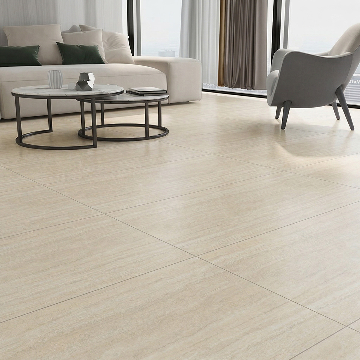 Indoor Porcelain Floor Tiles 60x120cm