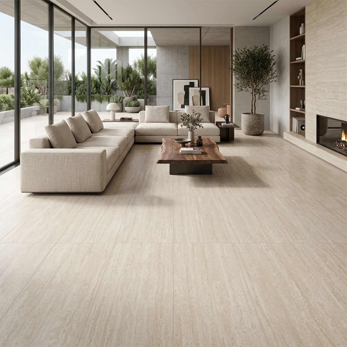 Indoor Floor Tiles 60x120cm (1.44 Sq. Meter Per Box, Sold By Box)