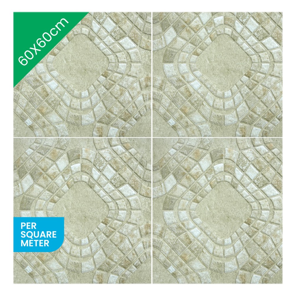 Outdoor Porcelain Tiles 60x60cm (1.44 Sq. Meter Per Box, Sold By Box)