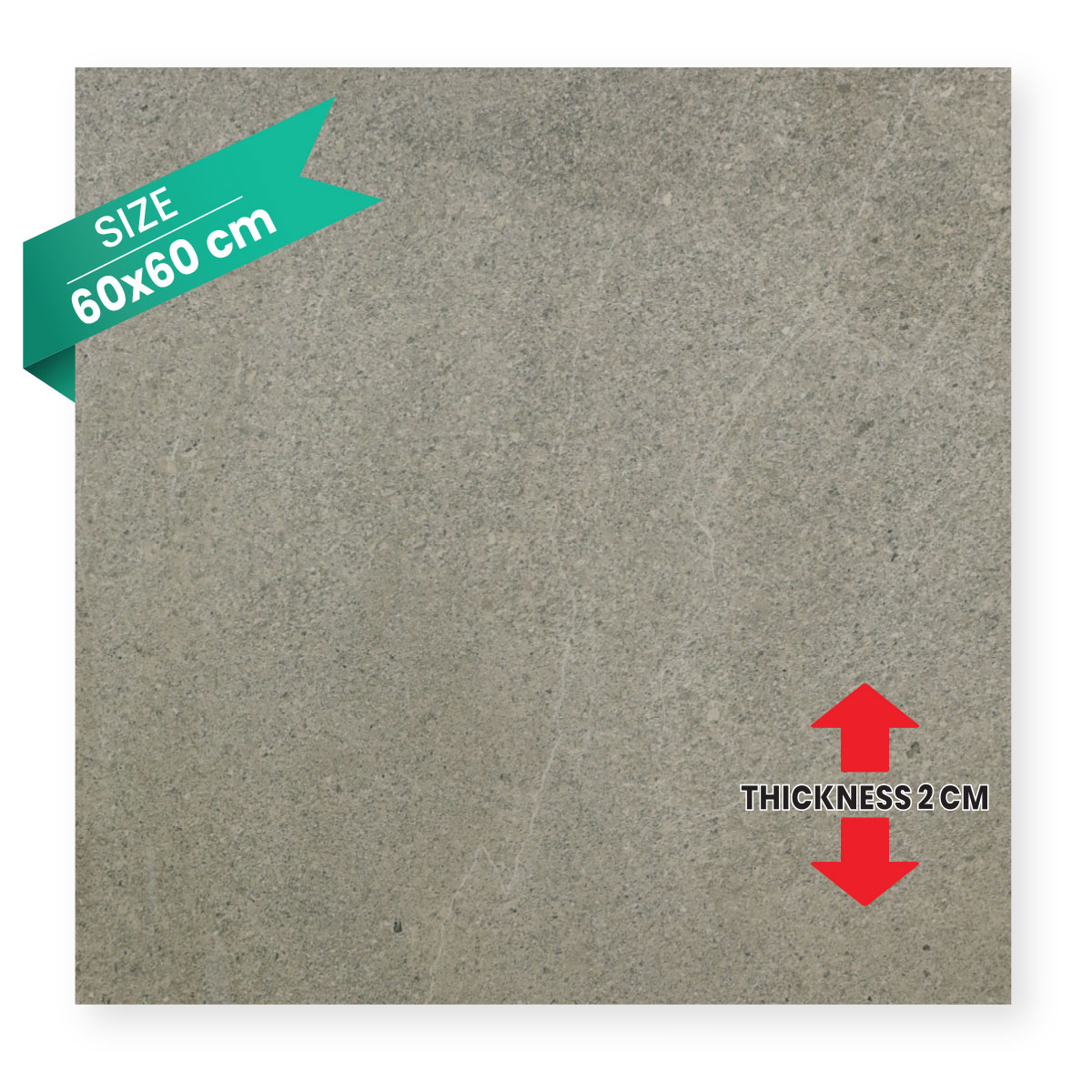 Outdoor Tiles 60x60cm (0.72 Sq. Meter Per Box, Sold By Box)