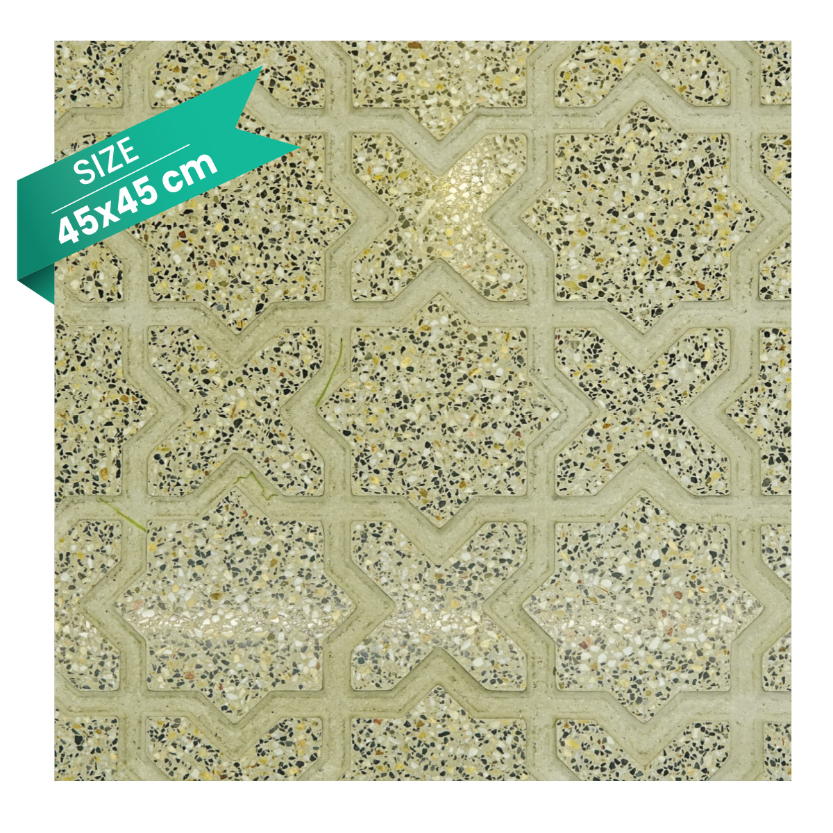 Outdoor Tile 45x45cm (1 Pieces with 0.16sqm Per Box- Sold By Box)