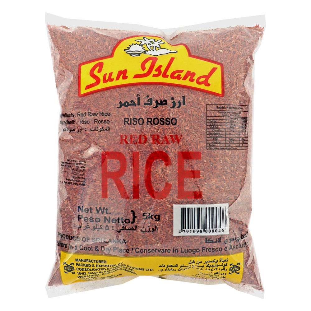 Sun Island Red Raw Rice 5kg