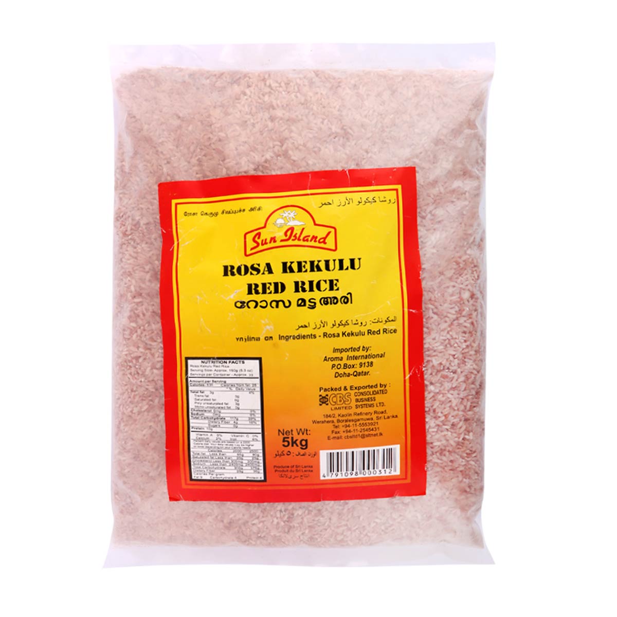 Sun Island-Rosa Kekulu Rc 5Kg