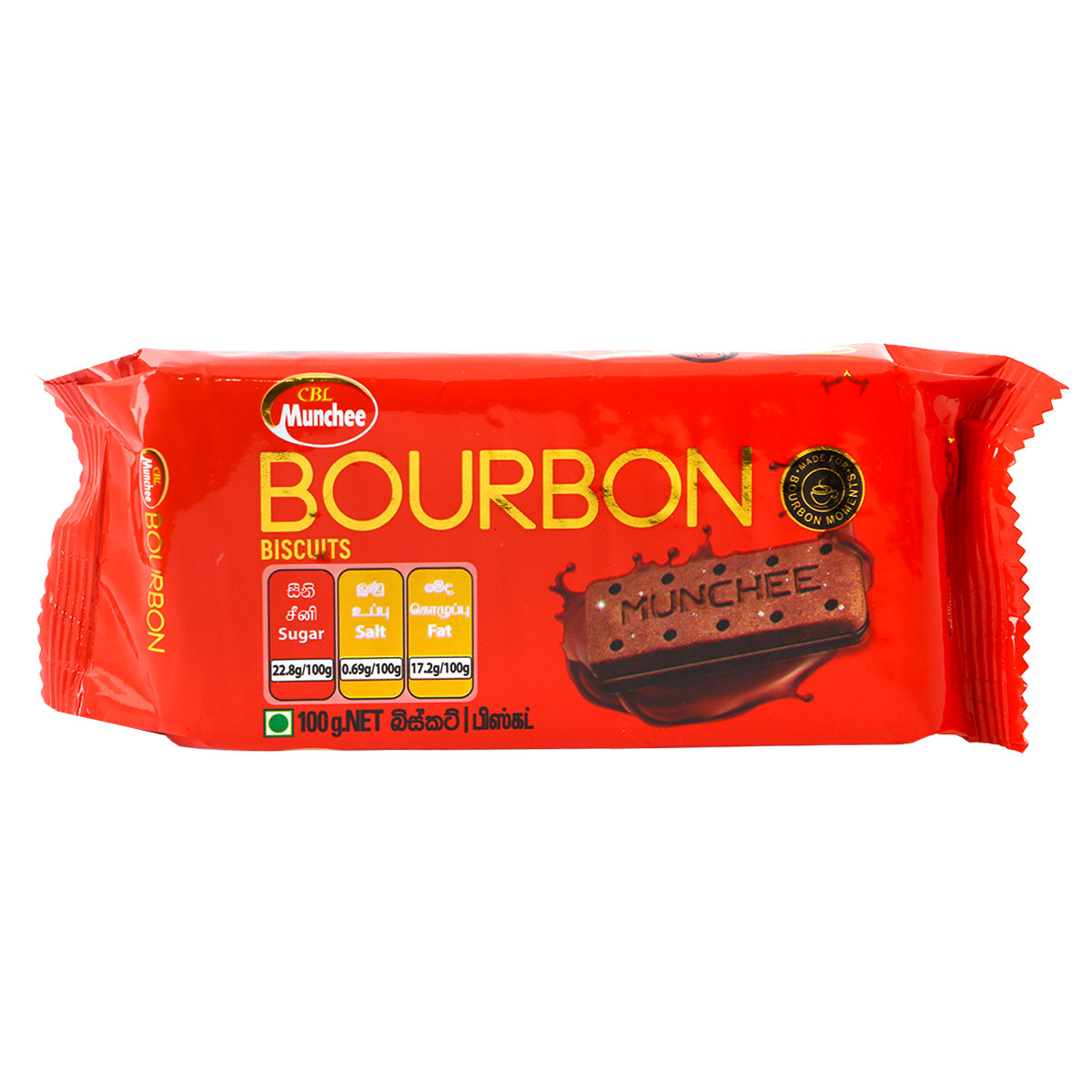 Munchee Bourbon Biscuits 100g
