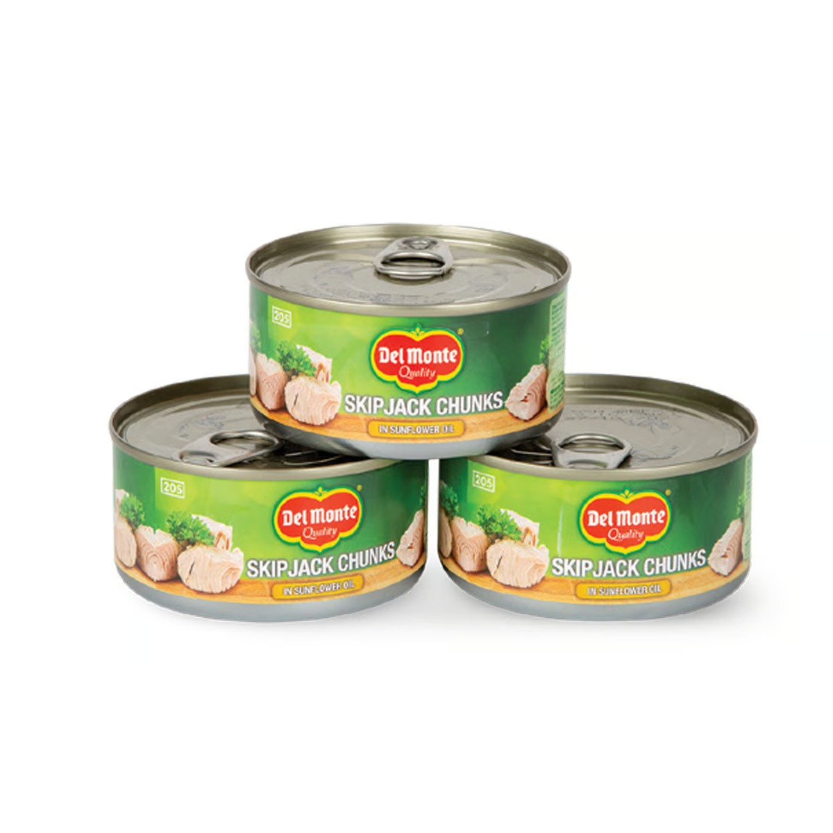 Del Monte Skip Jack Canned Tuna Chunks Assorted 3x185g
