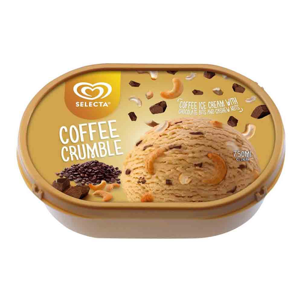 Selecta Ice Cream Coffee Crumble 750ml