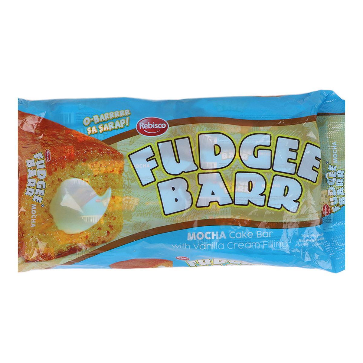Rebisco Fudgee Barr Mocha Cake Bar 10x40g