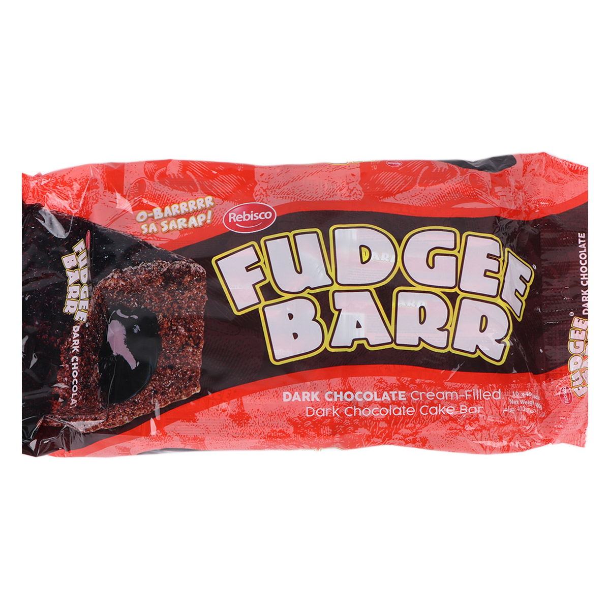 Rebisco Fudgee Barr Dark Chocolate Cake Bar 40g