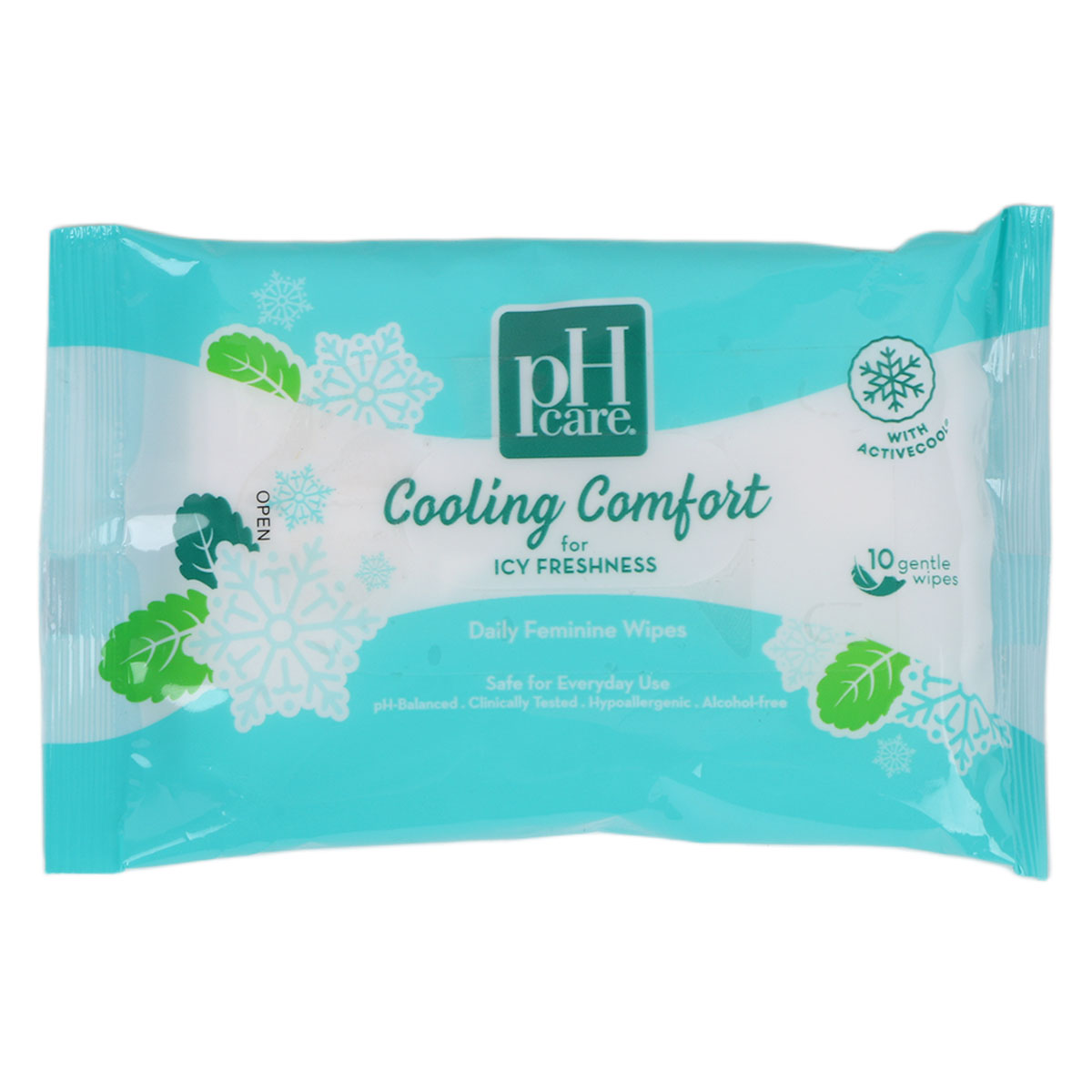 PH Care Cooling Comfort Daily Feminine Wipes 10 Pieces
