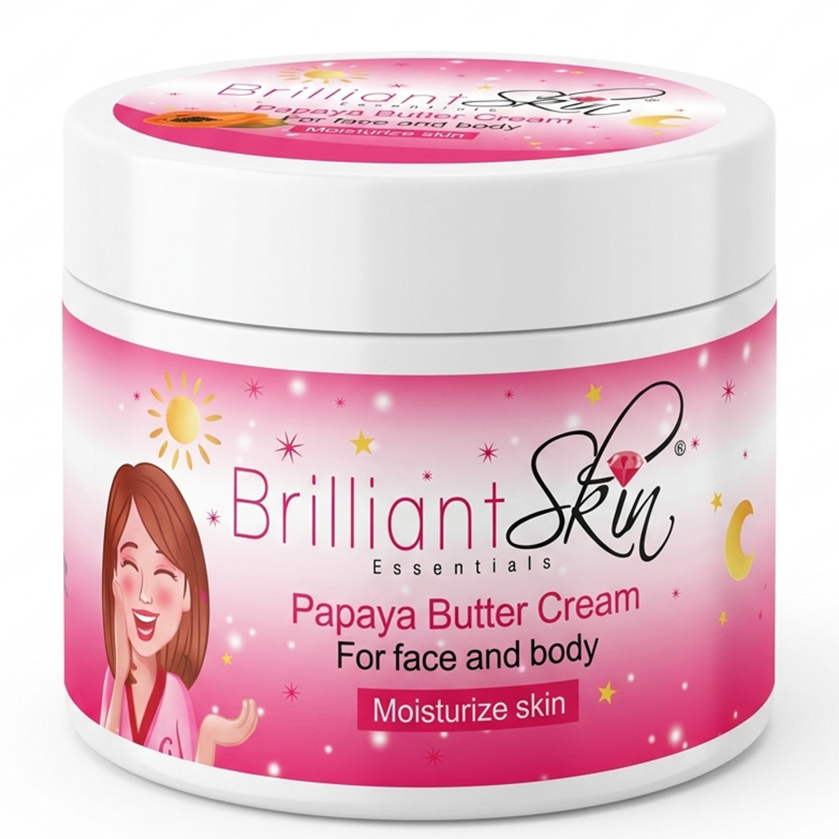 Brilliant Skin Papaya Butter Cream 500ml