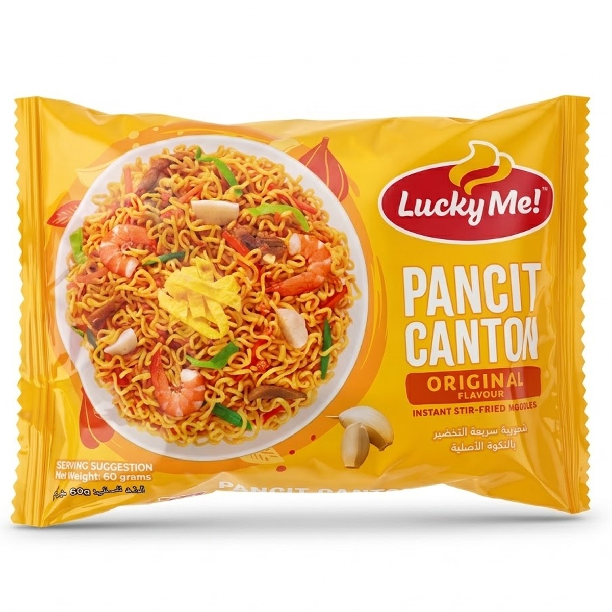 Lucky Me Pancit Canton Sweet & Spicy Flavor Noodle 60g