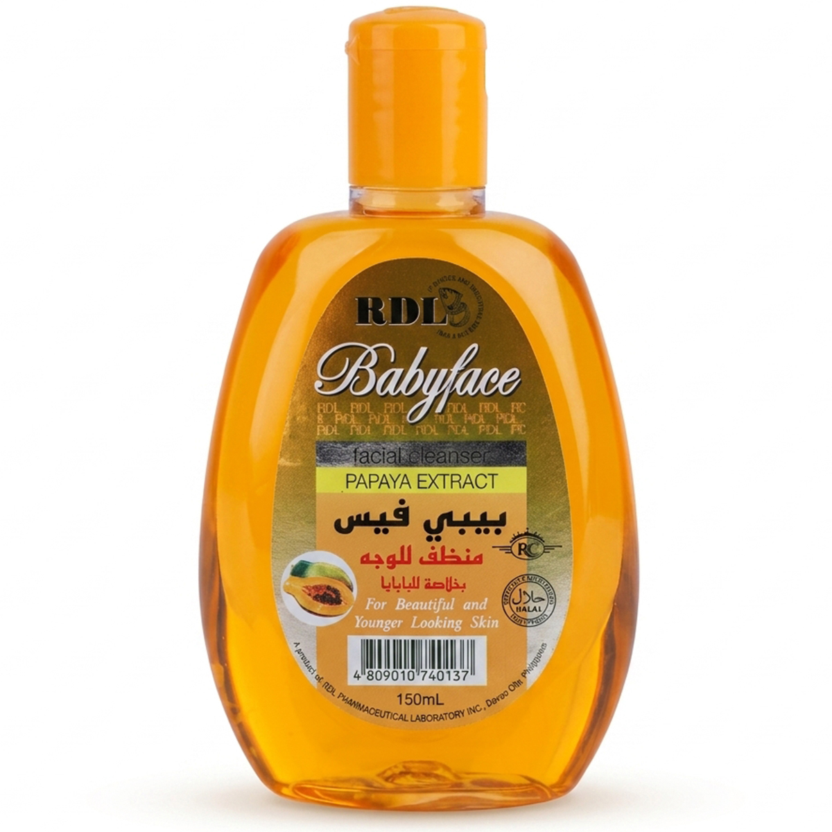RDL Babyface Facial Cleanser Papaya Extract 150ml