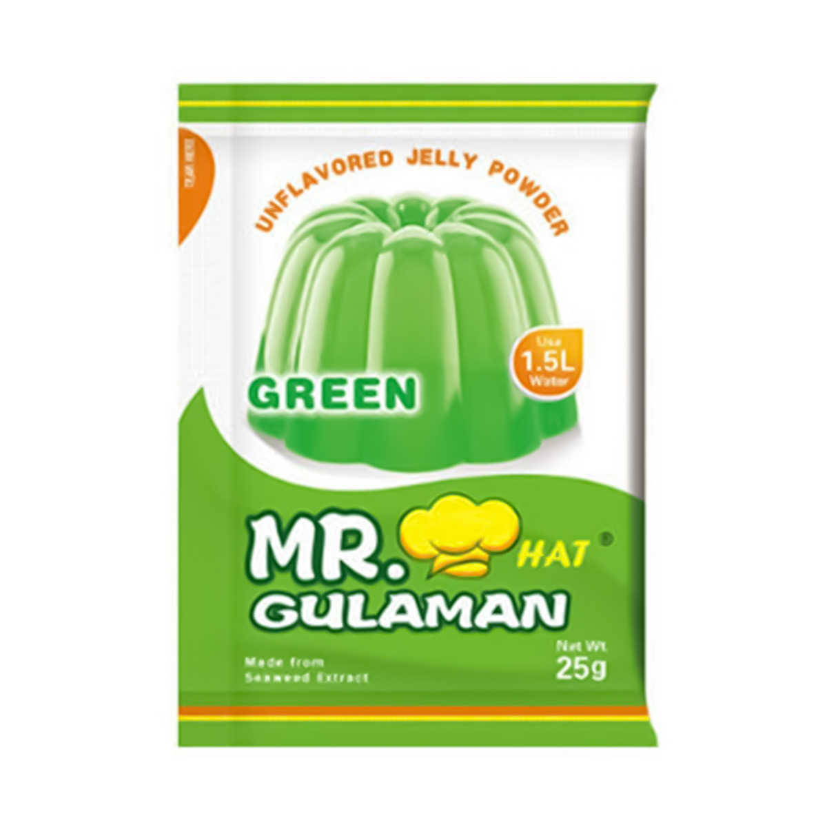 Mr. Gulaman Unflavoured Green Jelly Powder 25g