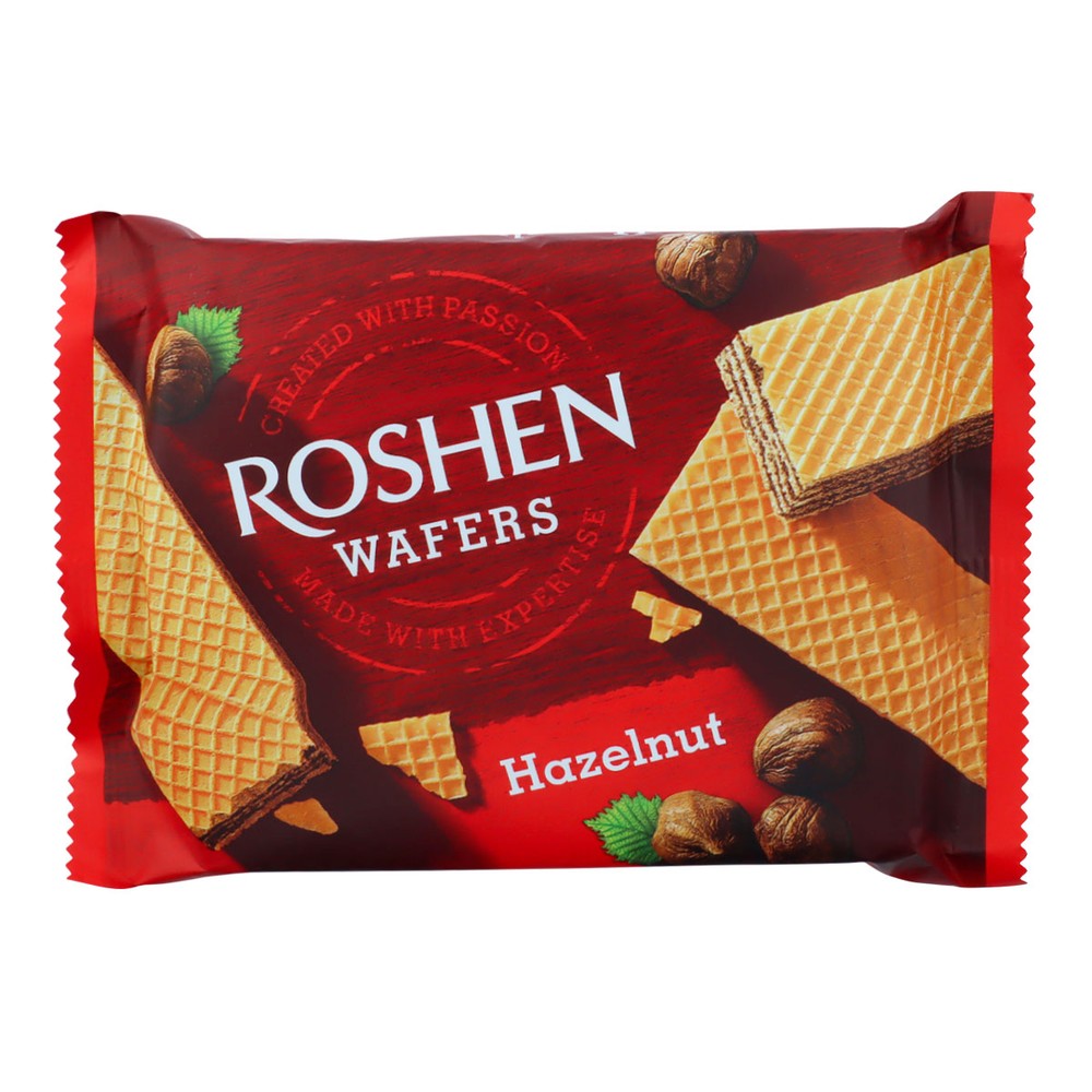 Roshen Wafers Hazelnut 72g