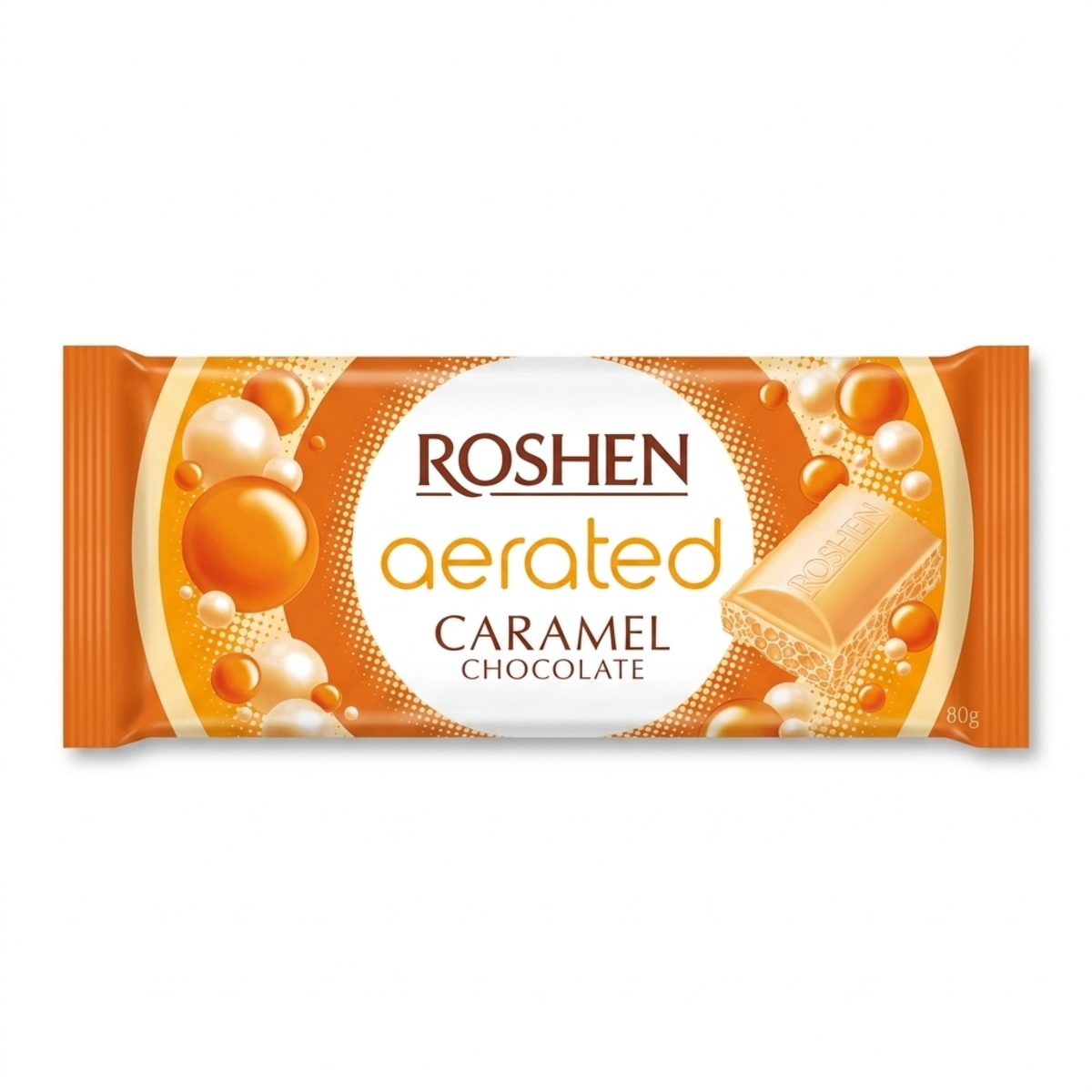 Roshen Aerated Caramel Chocolate 80g