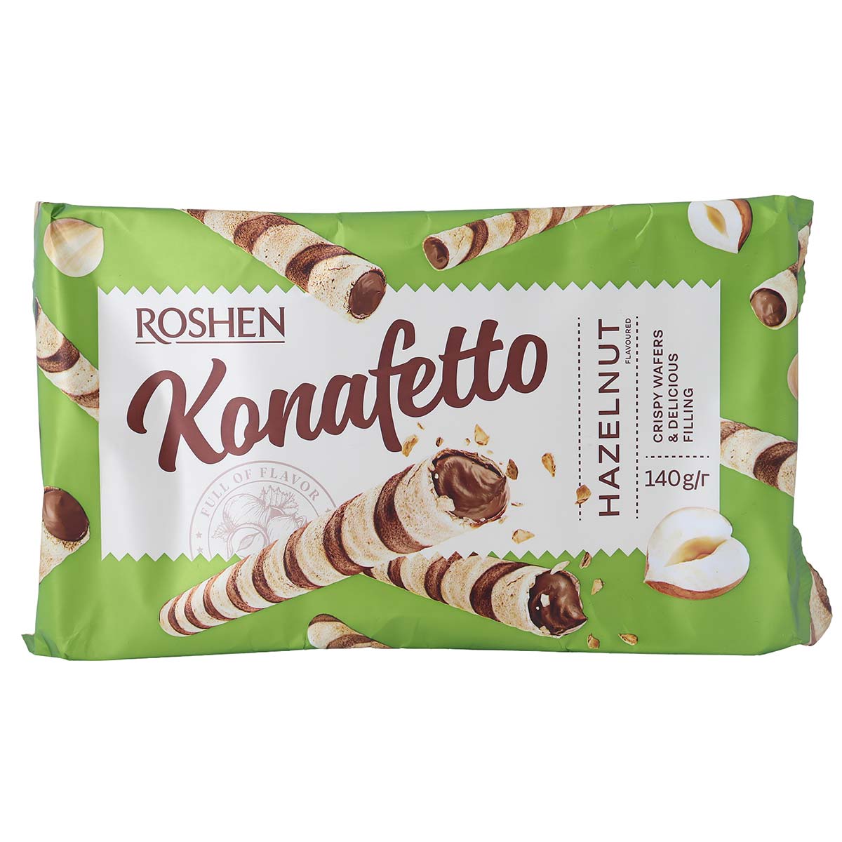Roshen Konafetto Hazelnut Crispu Wafers 140g